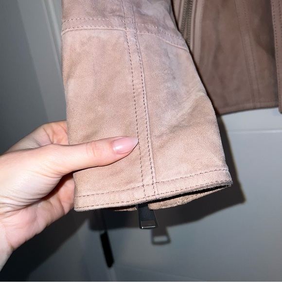 Victoria Victoria Beckham suede Moro leather jacket - Picture 4 of 7